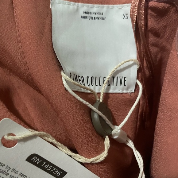 C/meo Collective Fluidity Fit & Flare Ribbed Strapless Pink Mini Dress Size XS - Picture 13 of 13